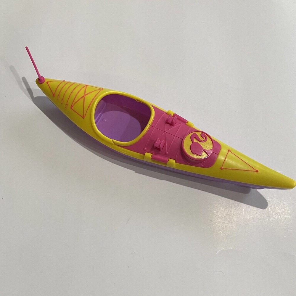 Barbie Doll Canoe 2013 Mattel No Paddles - Picture 5 of 6